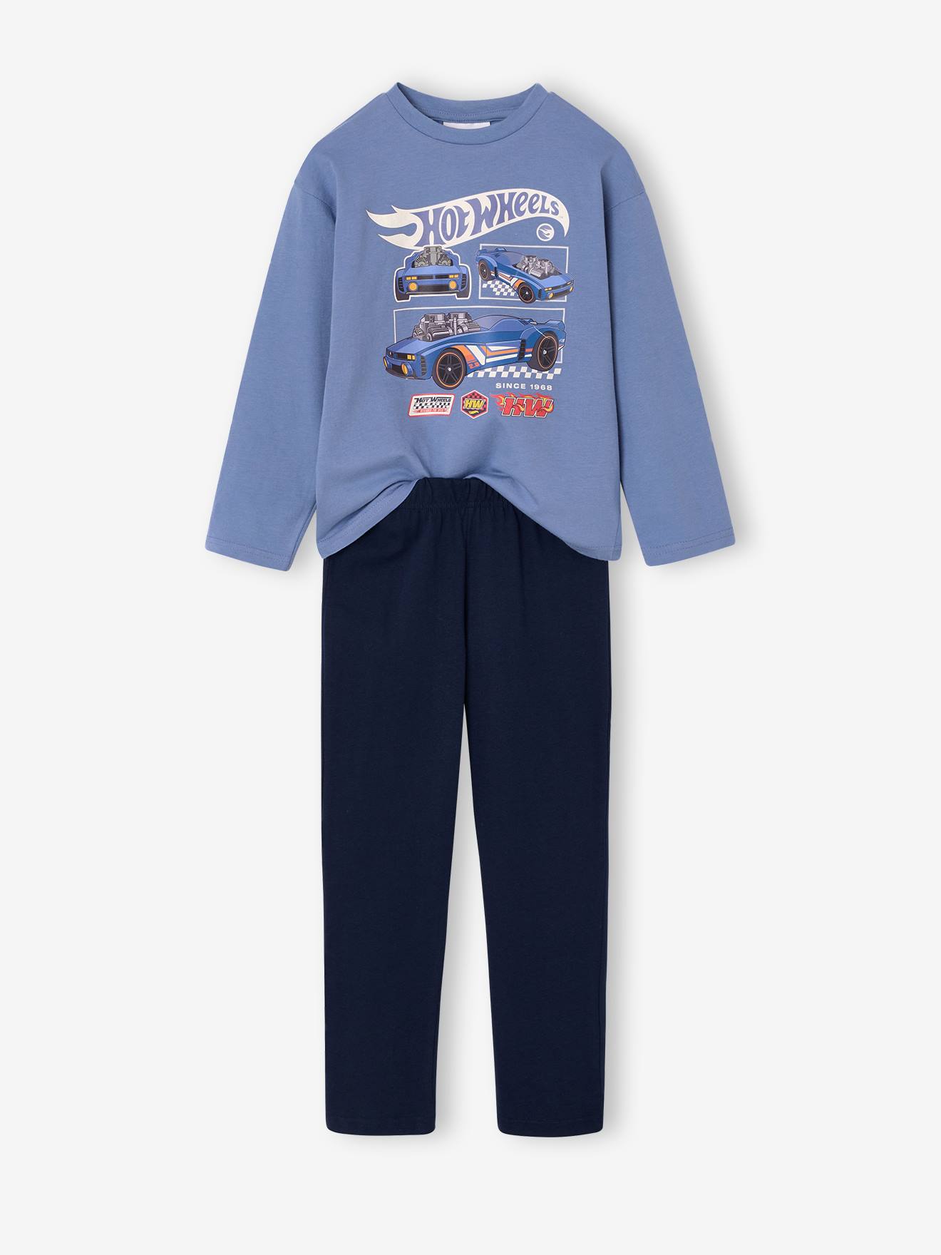 HOT WHEELS jongenspyjama chambrayblauw
