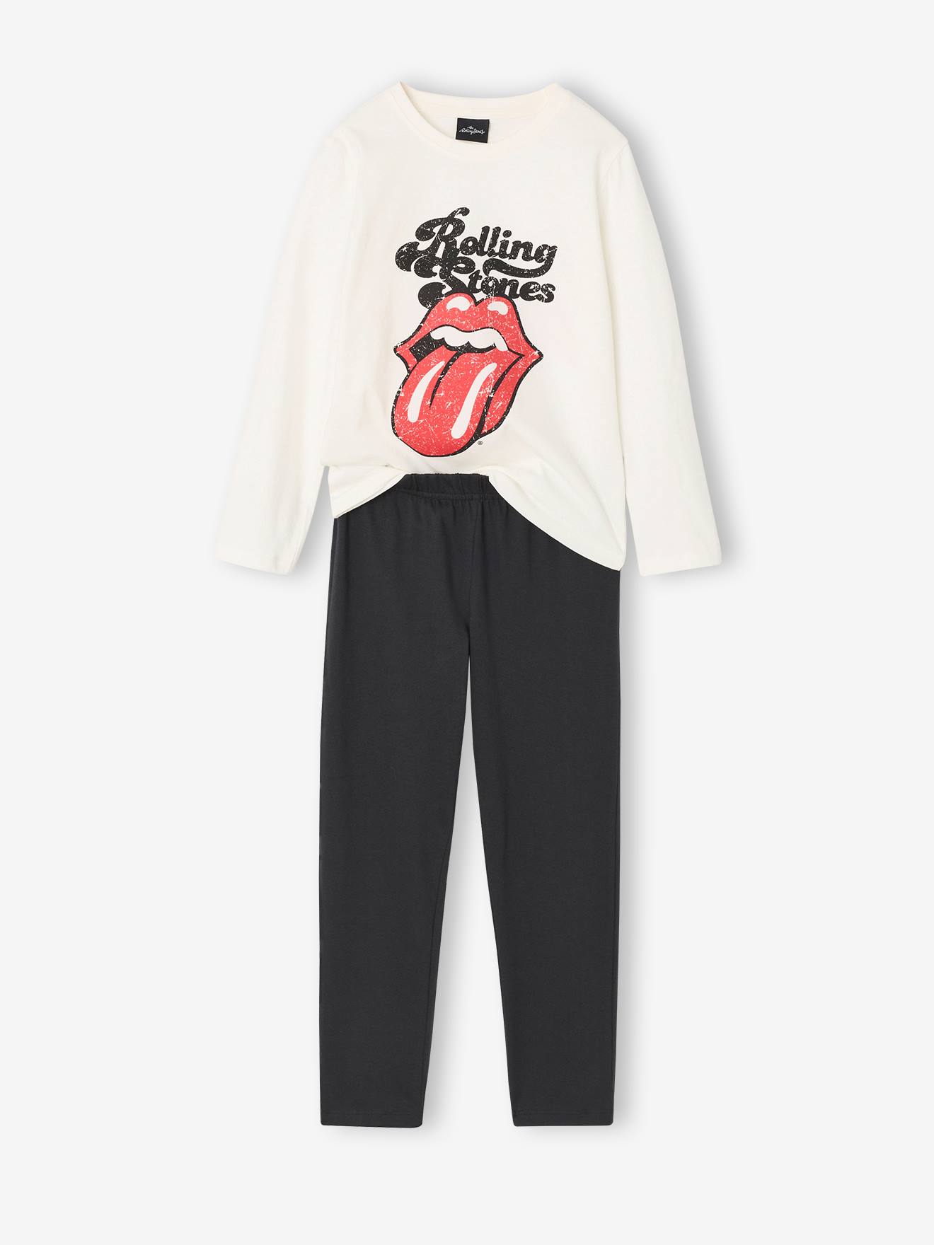 Rolling Stones meisjespyjama antraciet