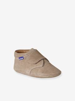 Schoenen-Baby schoenen 17-26-Leren babyslofjes met klittenband