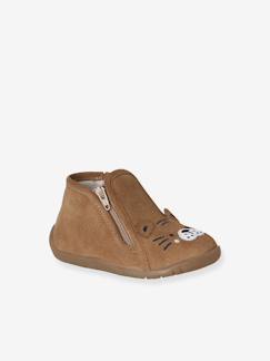 Schoenen-Baby schoenen 17-26-Sloffen baby zacht leer met rits