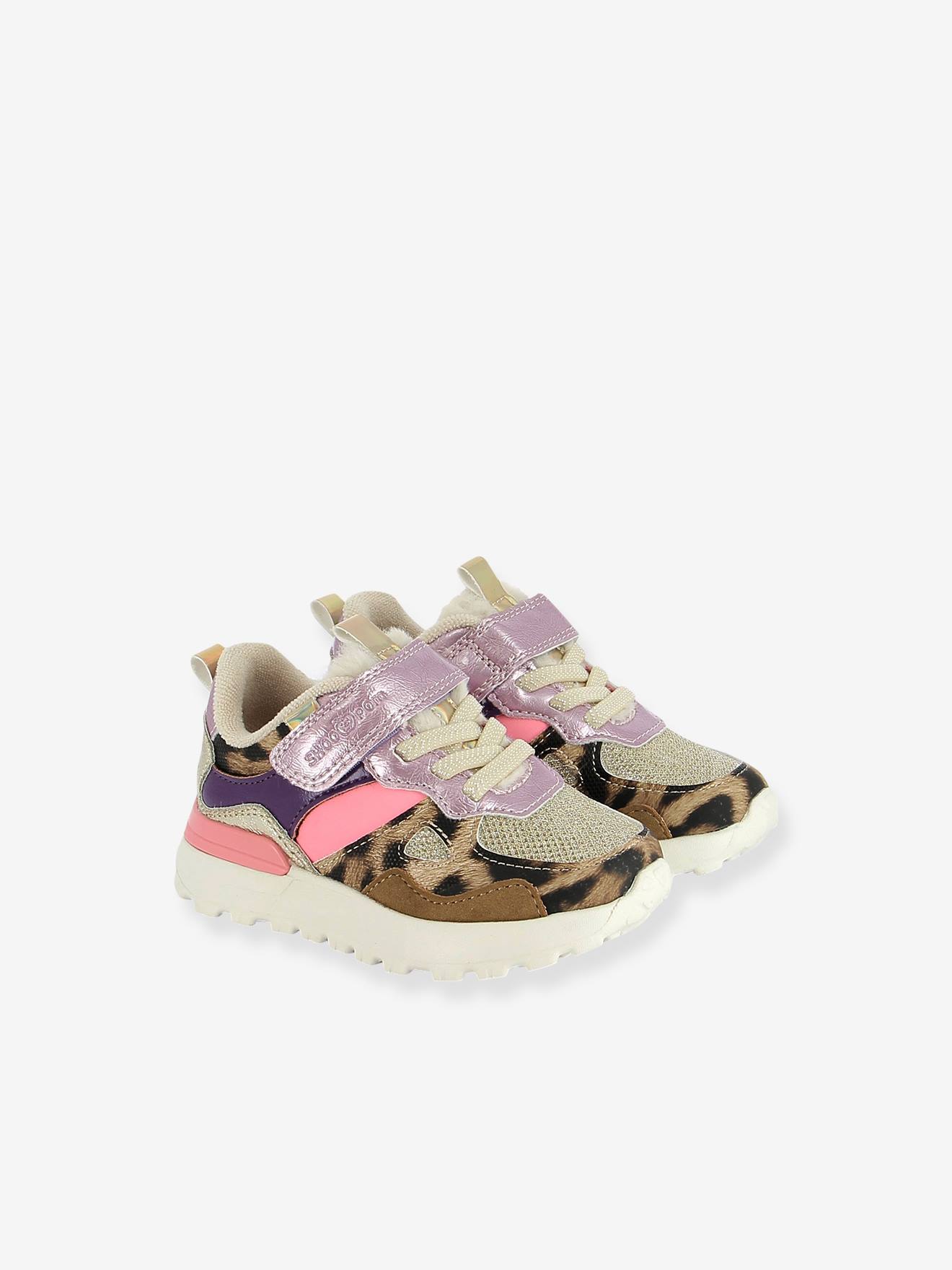 Joggy SHP sneakers met klittenband paars