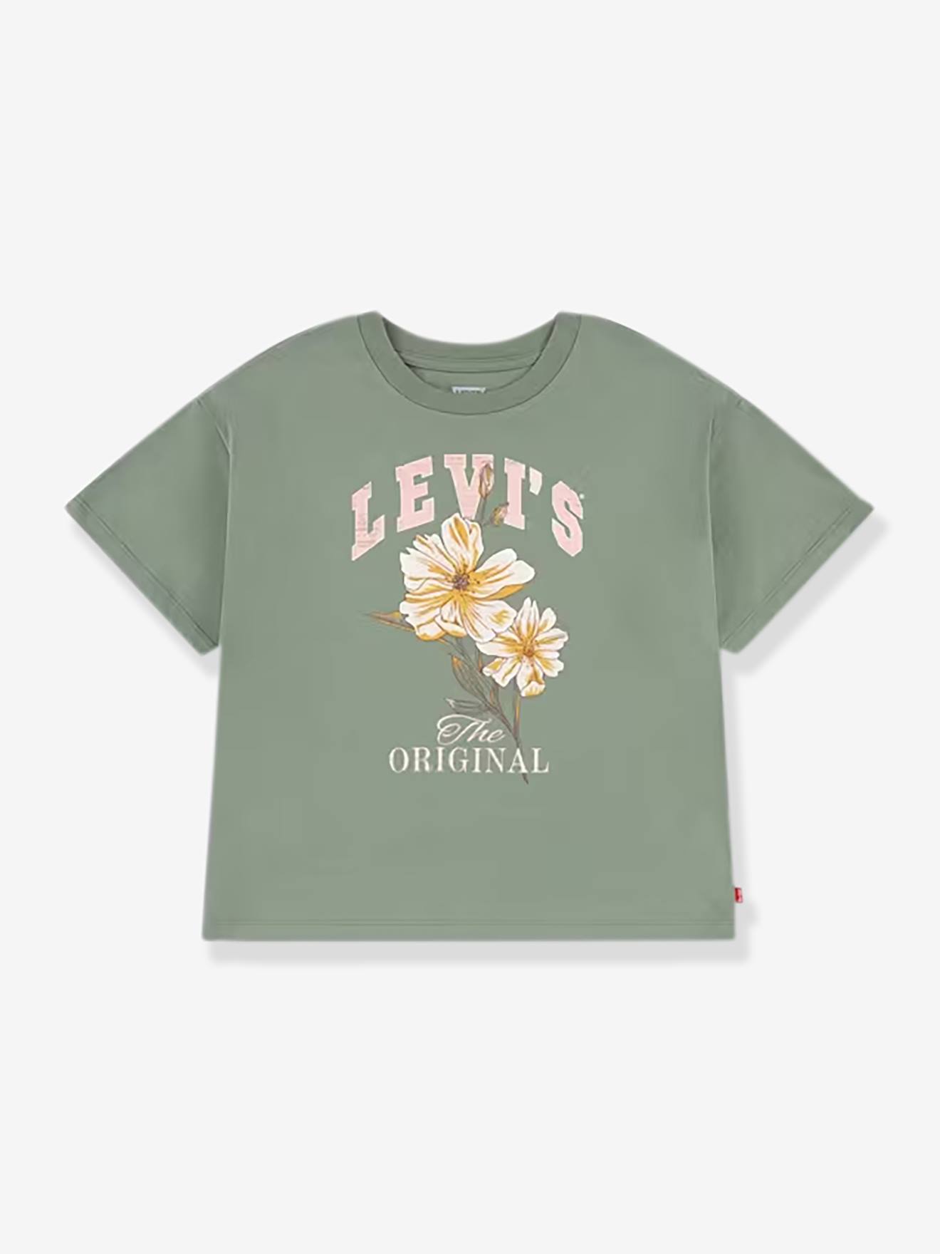 T-shirt Flower LEVI'S kaki