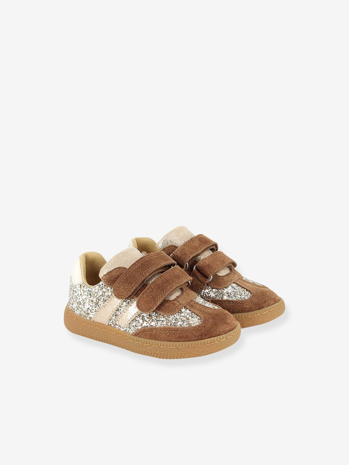 Yuzu Lo klittenbandsneakers SHOO POM kameel