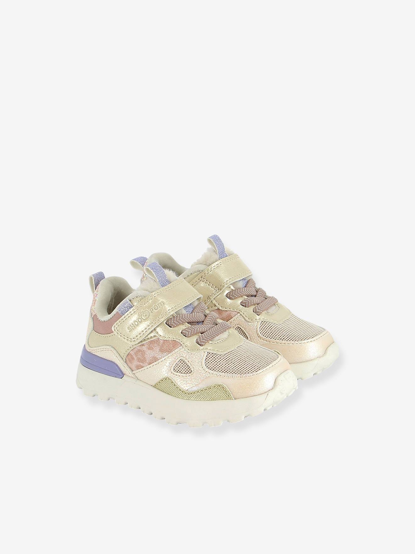 Joggy SHP sneakers met klittenband zilver