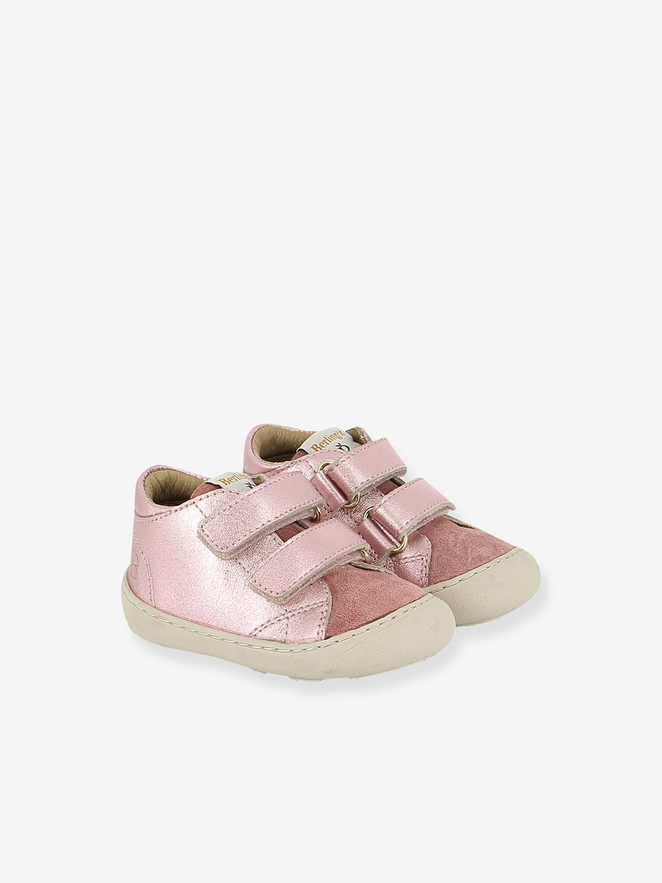 Hoge BERLINGOT babyschoentjes rozen