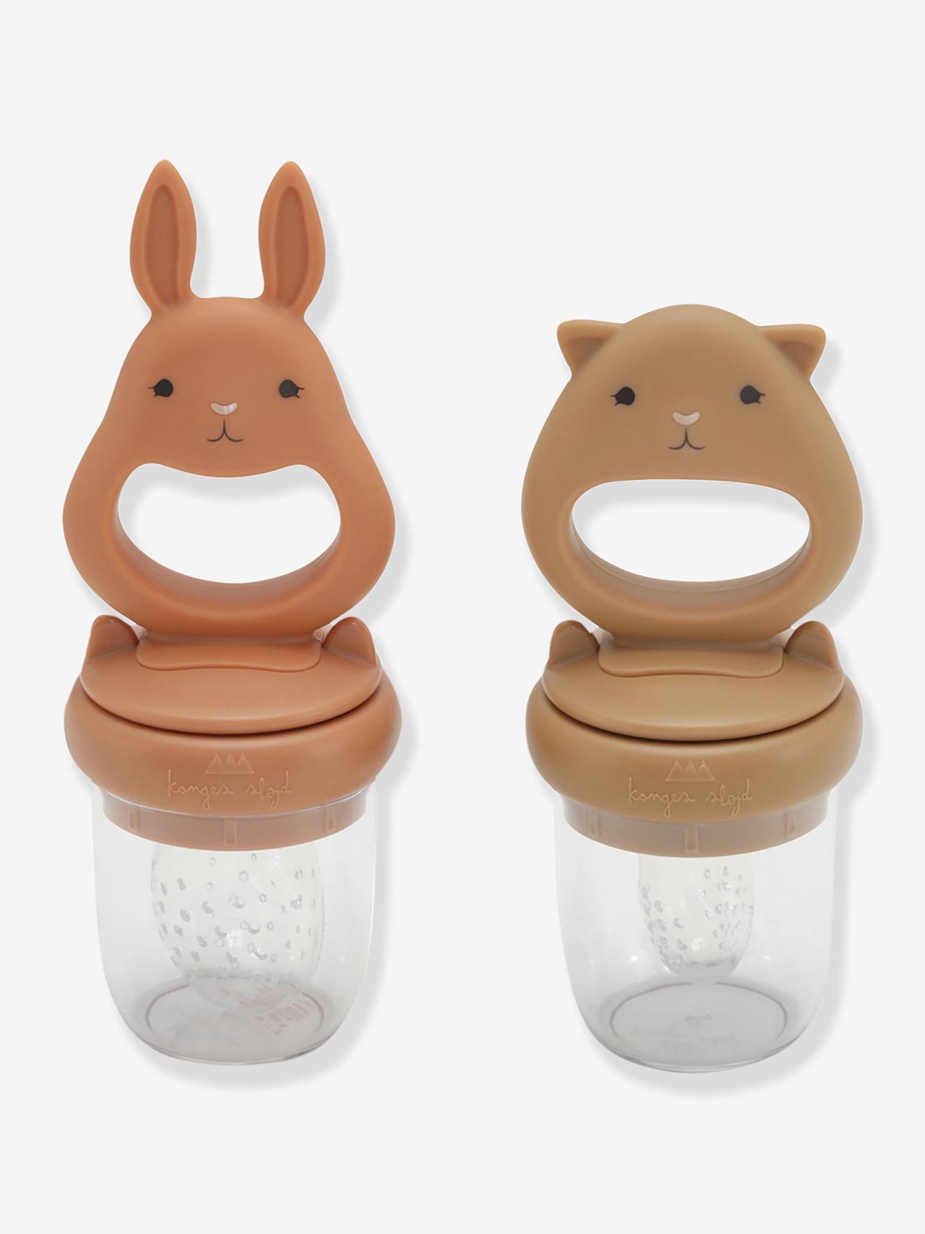 Set van 2 fruitspeentjes beige