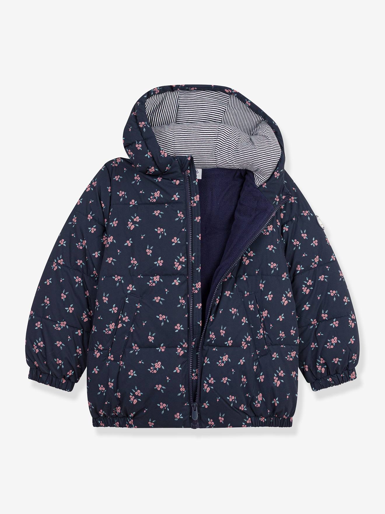 Gewatteerde jas PETIT BATEAU blauw
