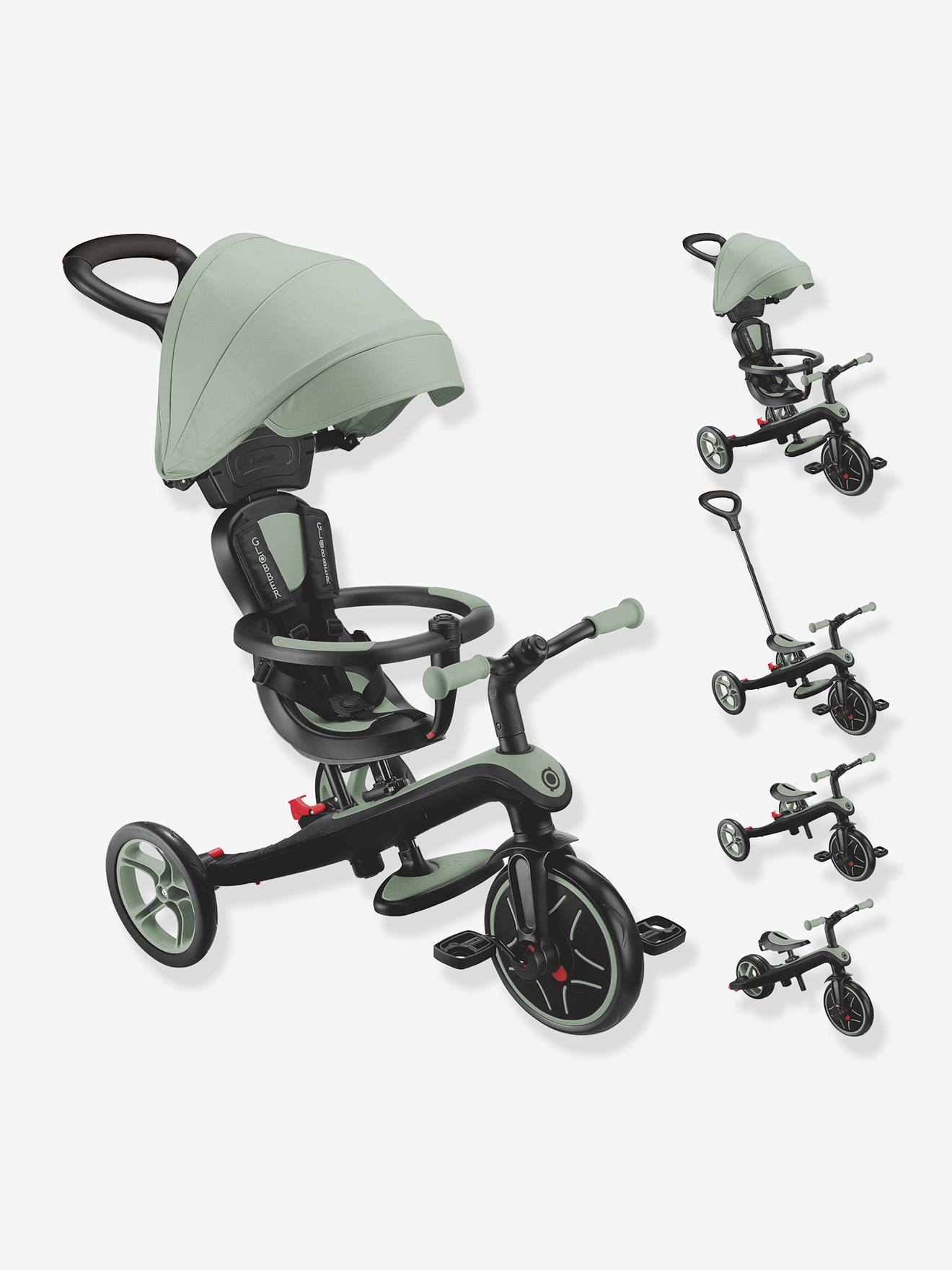 GLOBBER Explorer V3 4-in-2 groen
