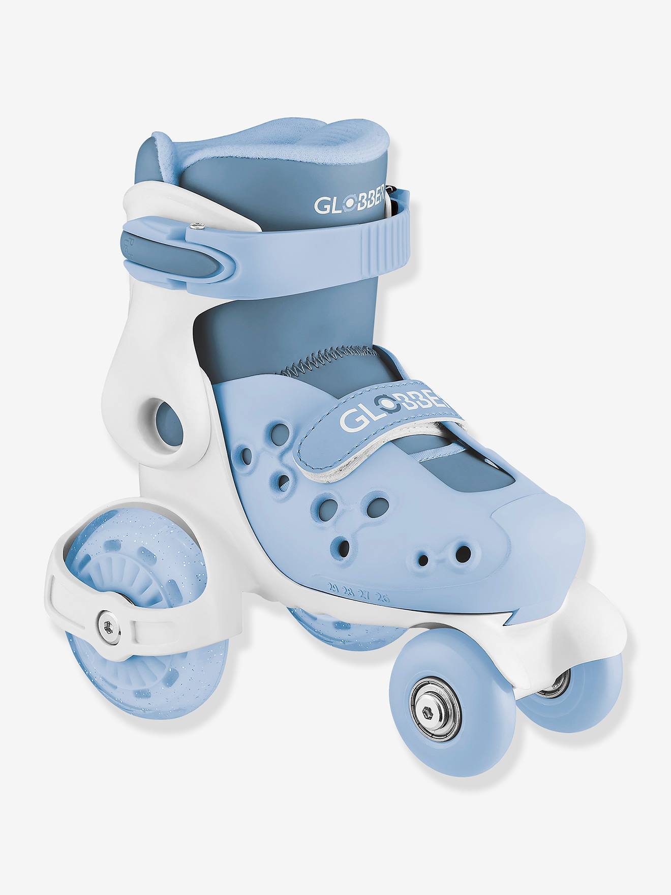 GLOBBER leren quadskates blauw