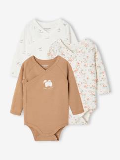 Baby-Body-Set van 2 babyrompertjes met lange mouwen