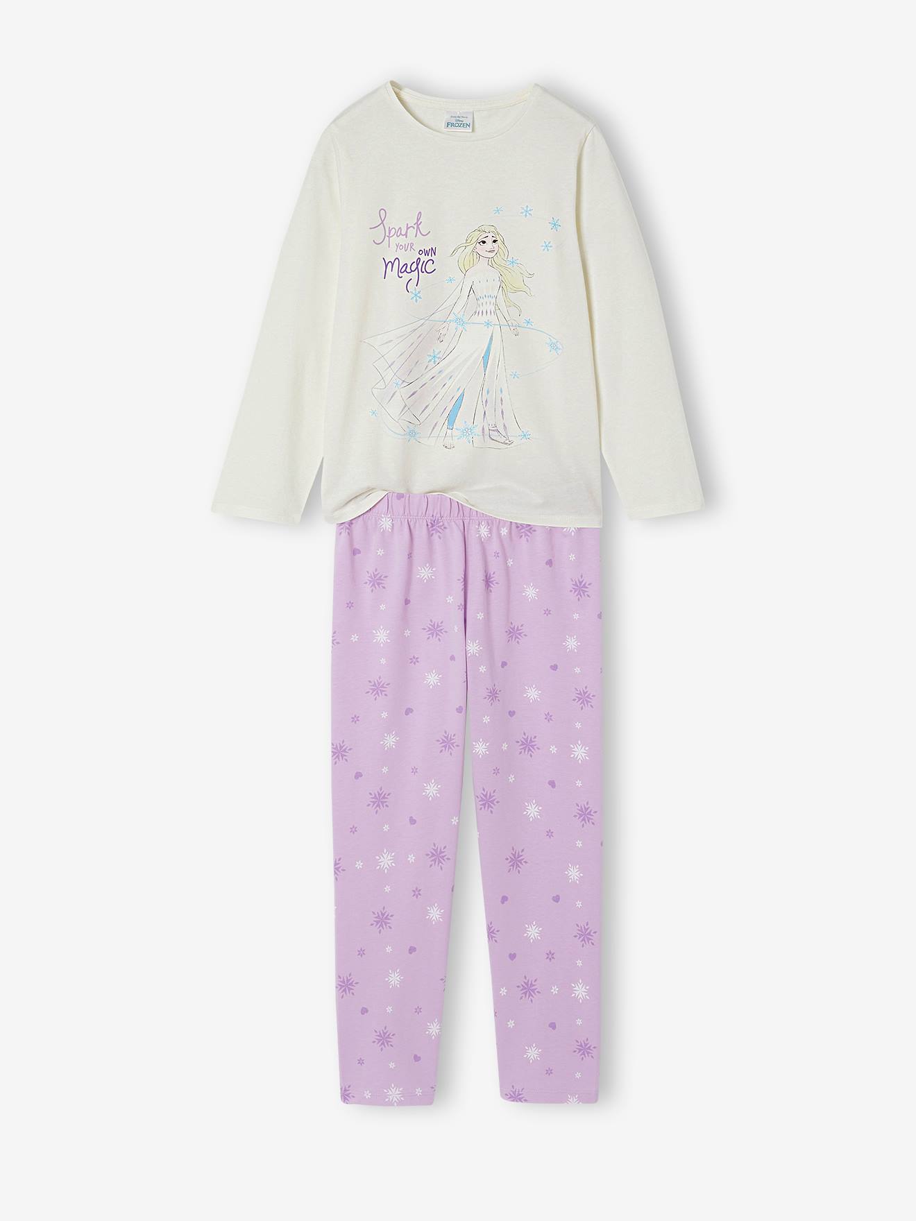 Frozen pyjama voor meisjes lila (poederkleur) afbeelding