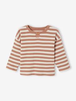 Baby-Gestreept babyshirt met lange mouwen