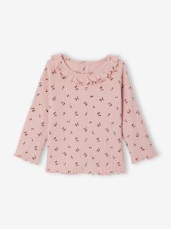 Baby-T-shirt baby bedrukt met kleine hartjes