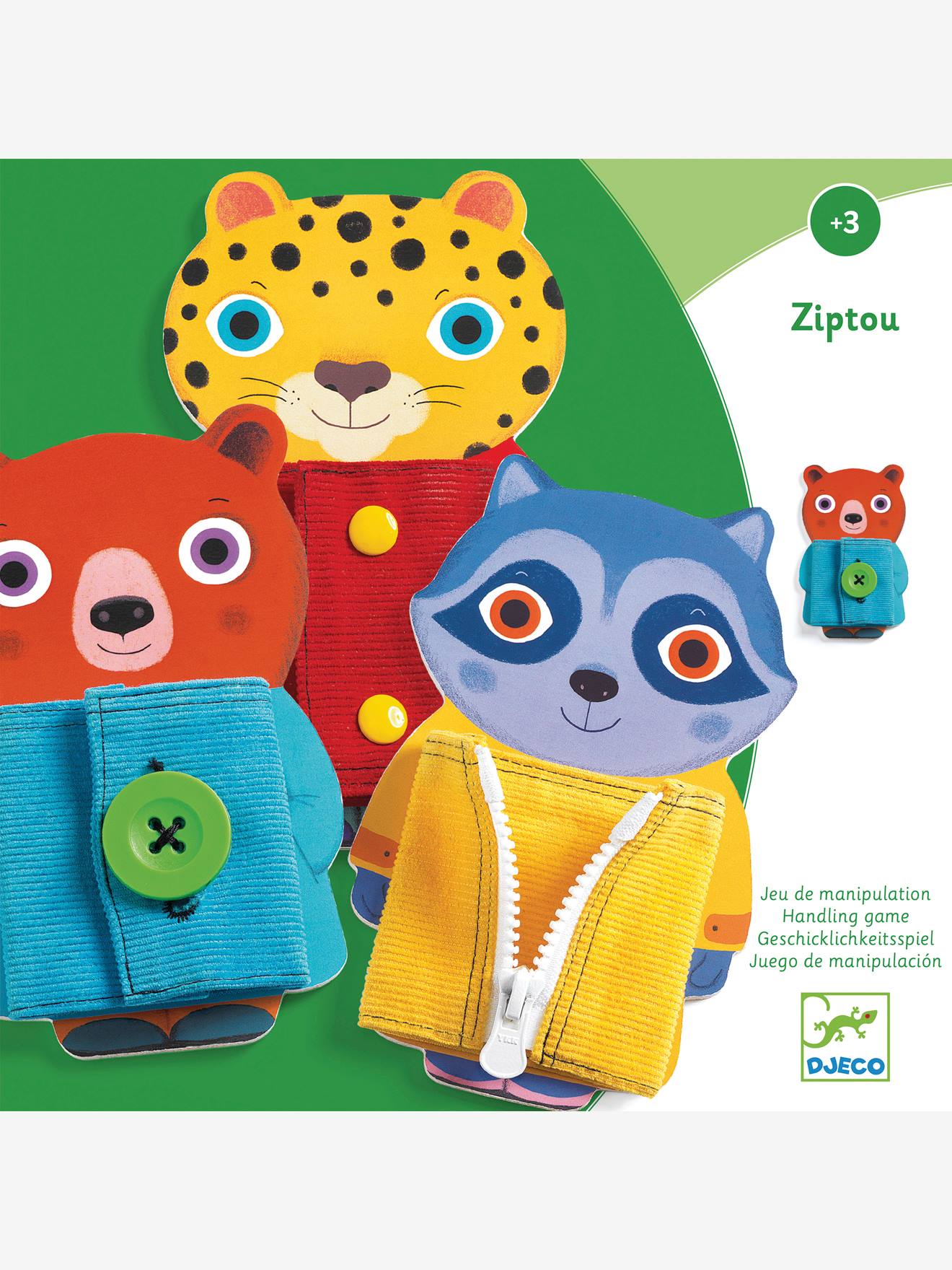 Ziptou DJECO groen