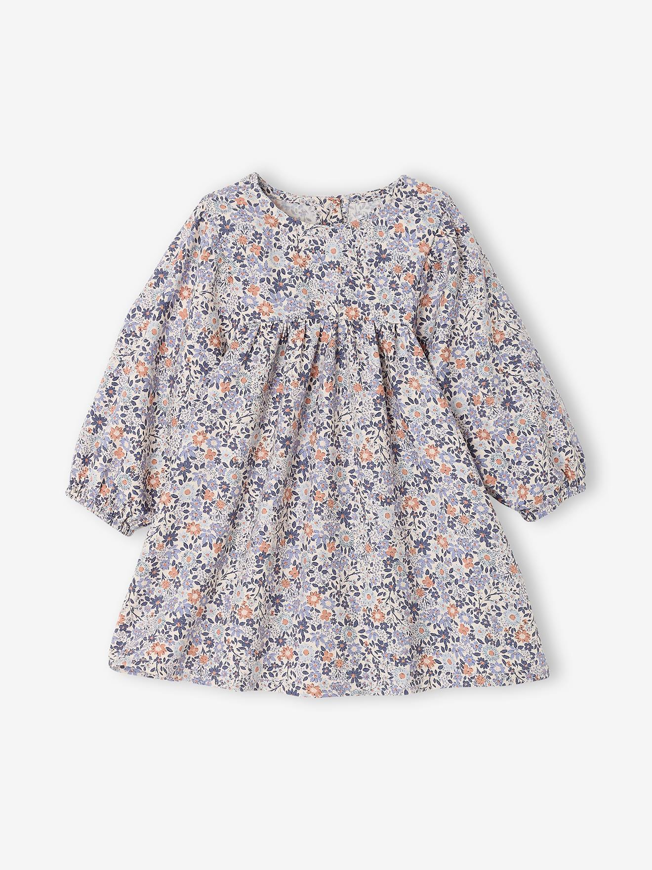 Babyjurk met lange mouwen blauw