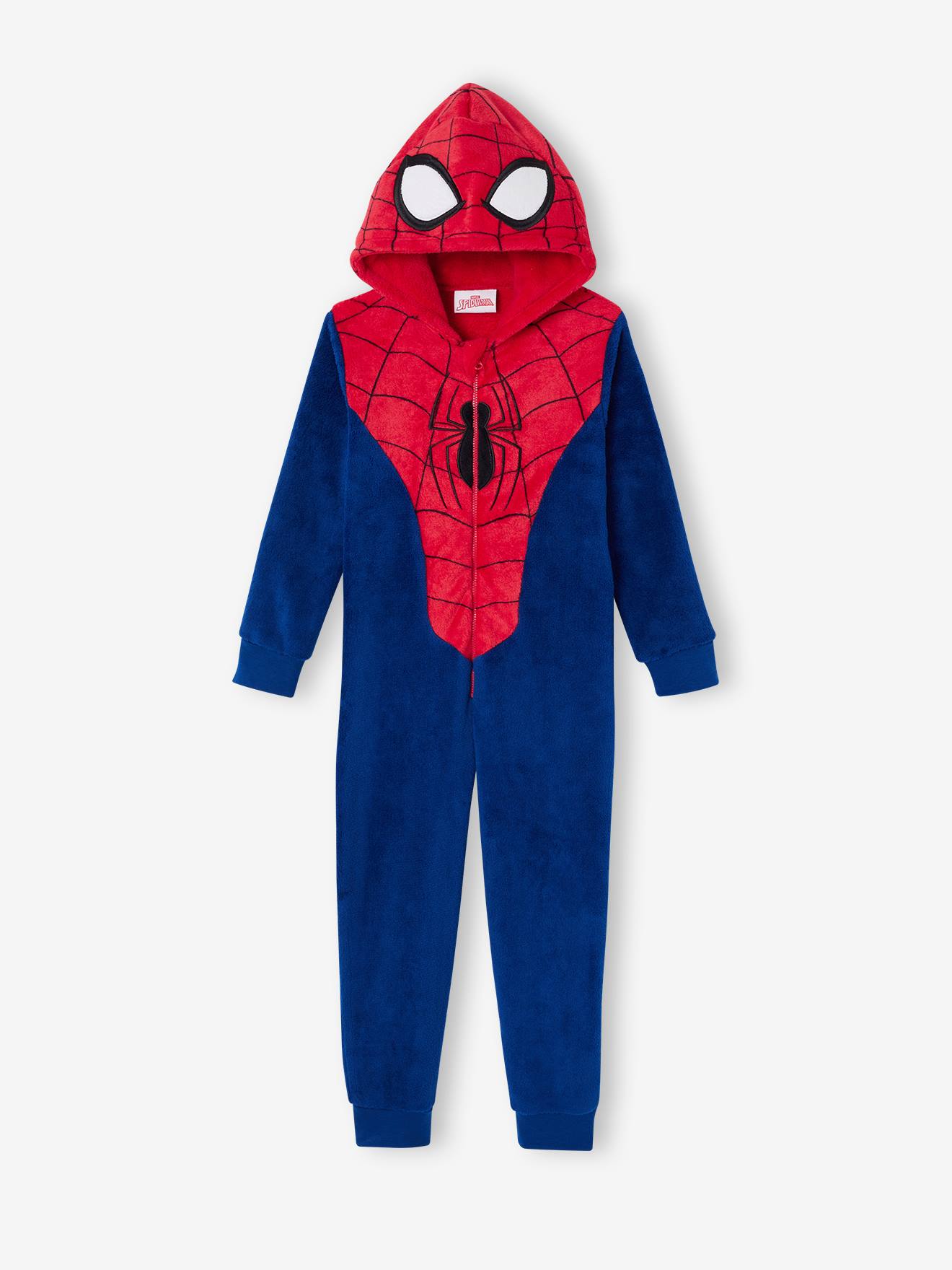 SPIDERMAN pyjamaonesie voor jongens rood