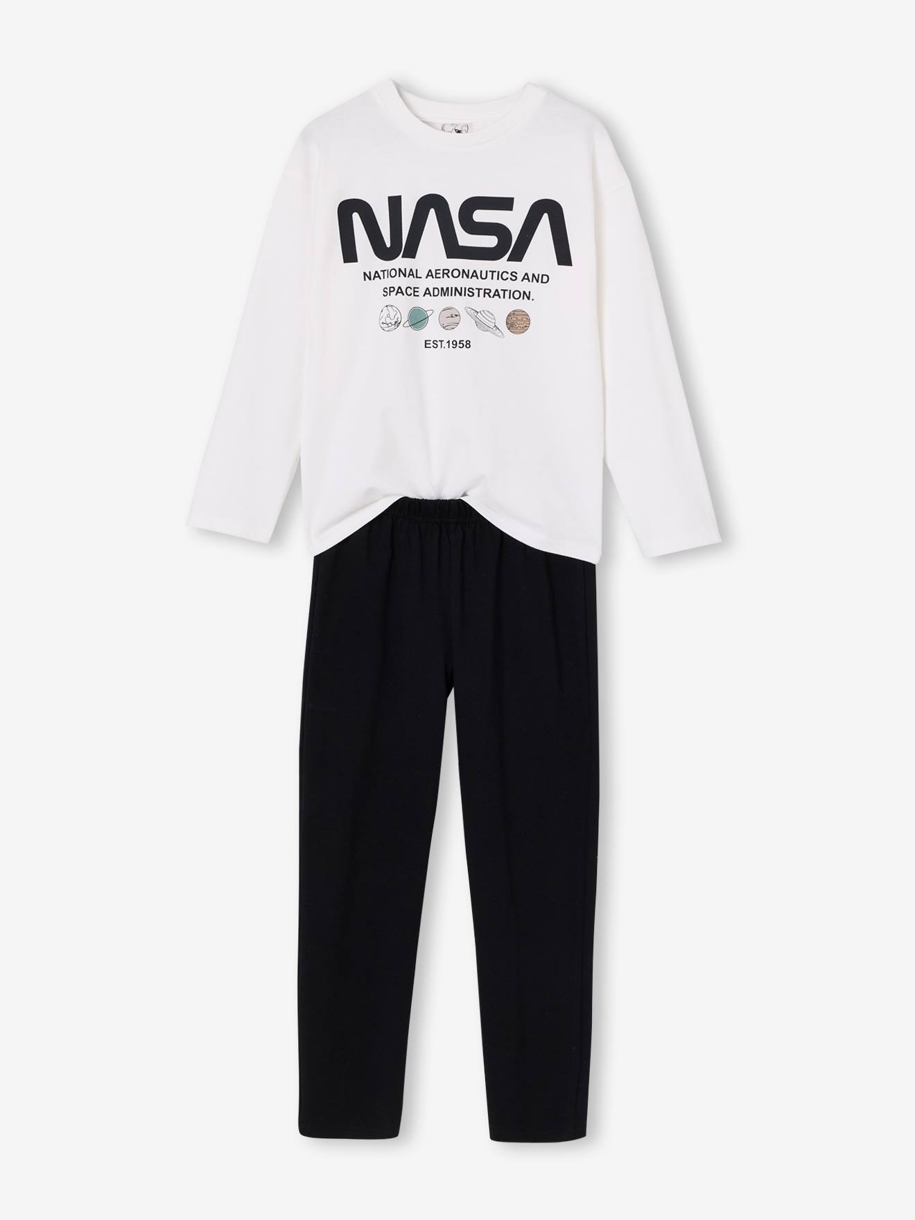 NASA jongenspyjama wit afbeelding