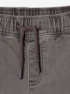 Jongens-Jean-Makkelijk aan te trekken jongensbroek van molton met denim-effect