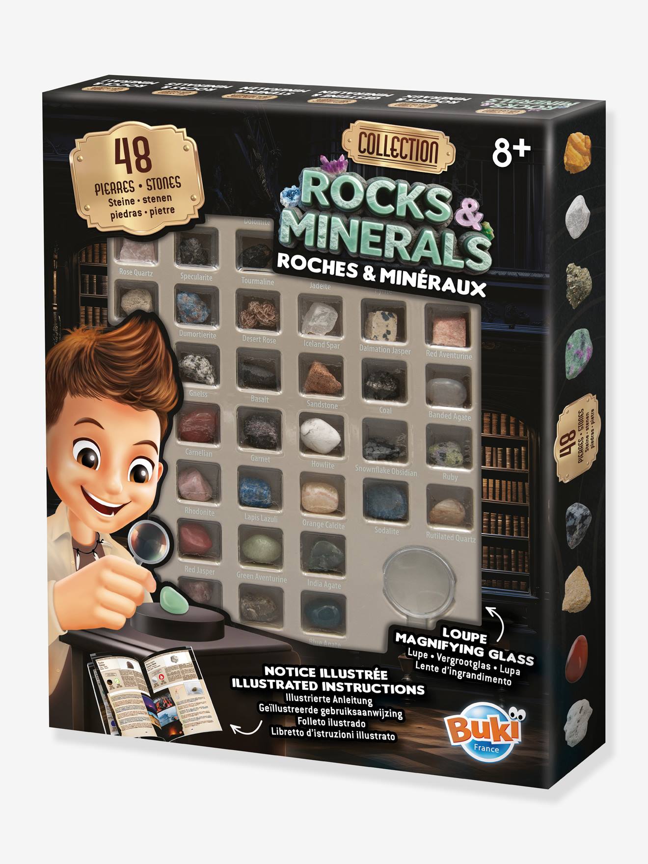 BUKI stenen- en mineralencollectie meerkleurig