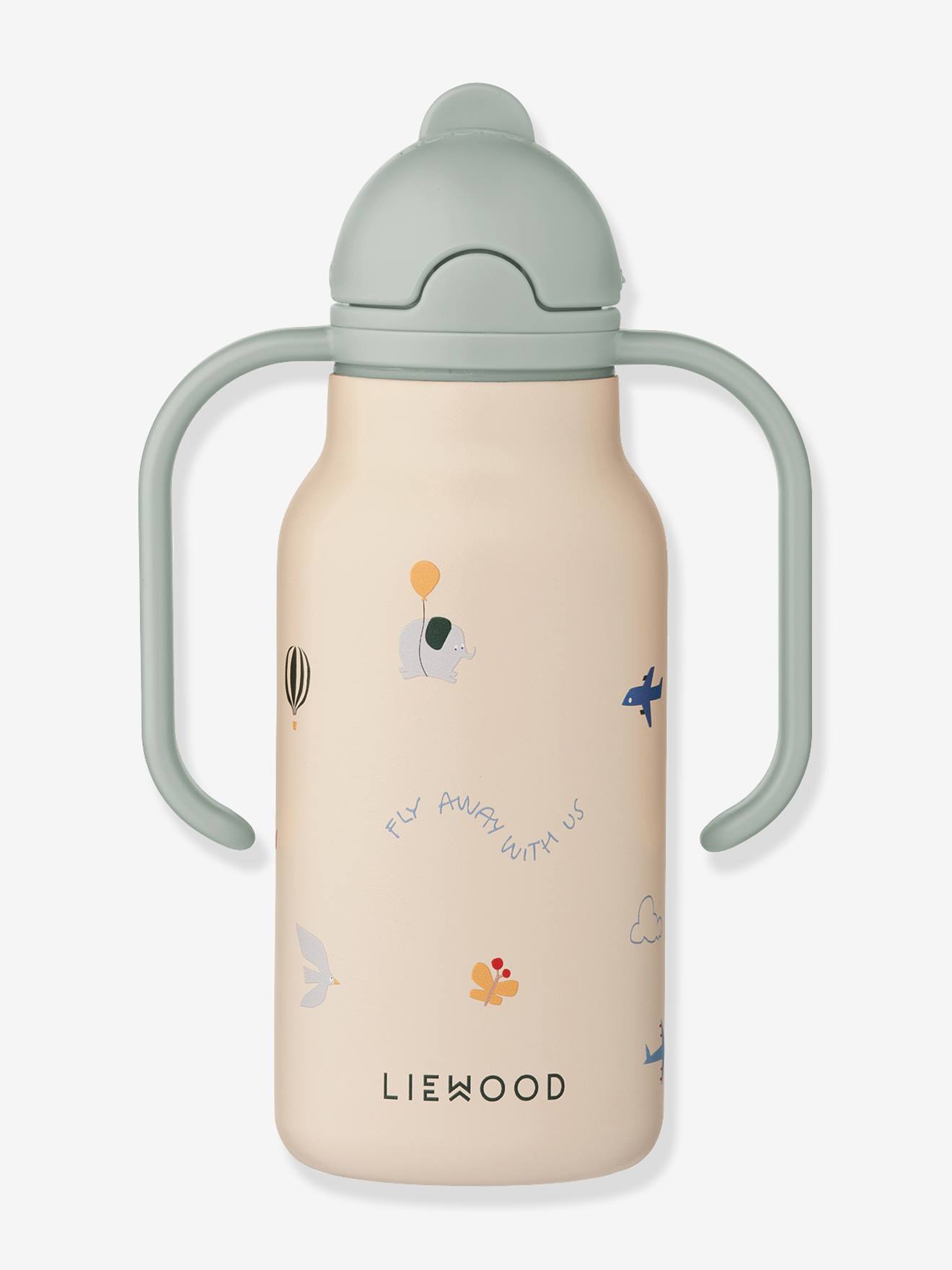 Fles Kimmie 250 ml - LIEWOOD grijsblauw