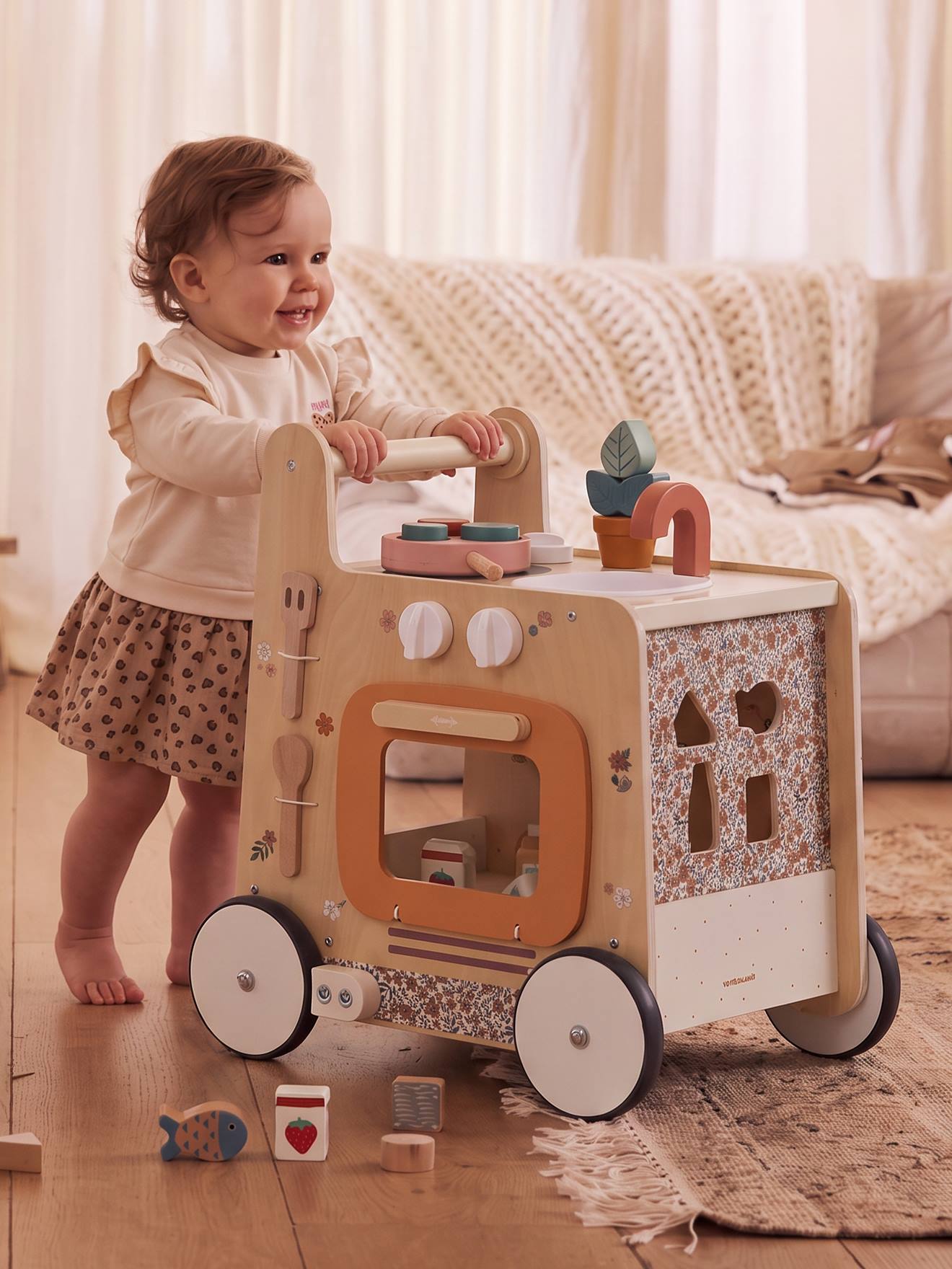 Mijn eerste wandelwagen keuken rozen