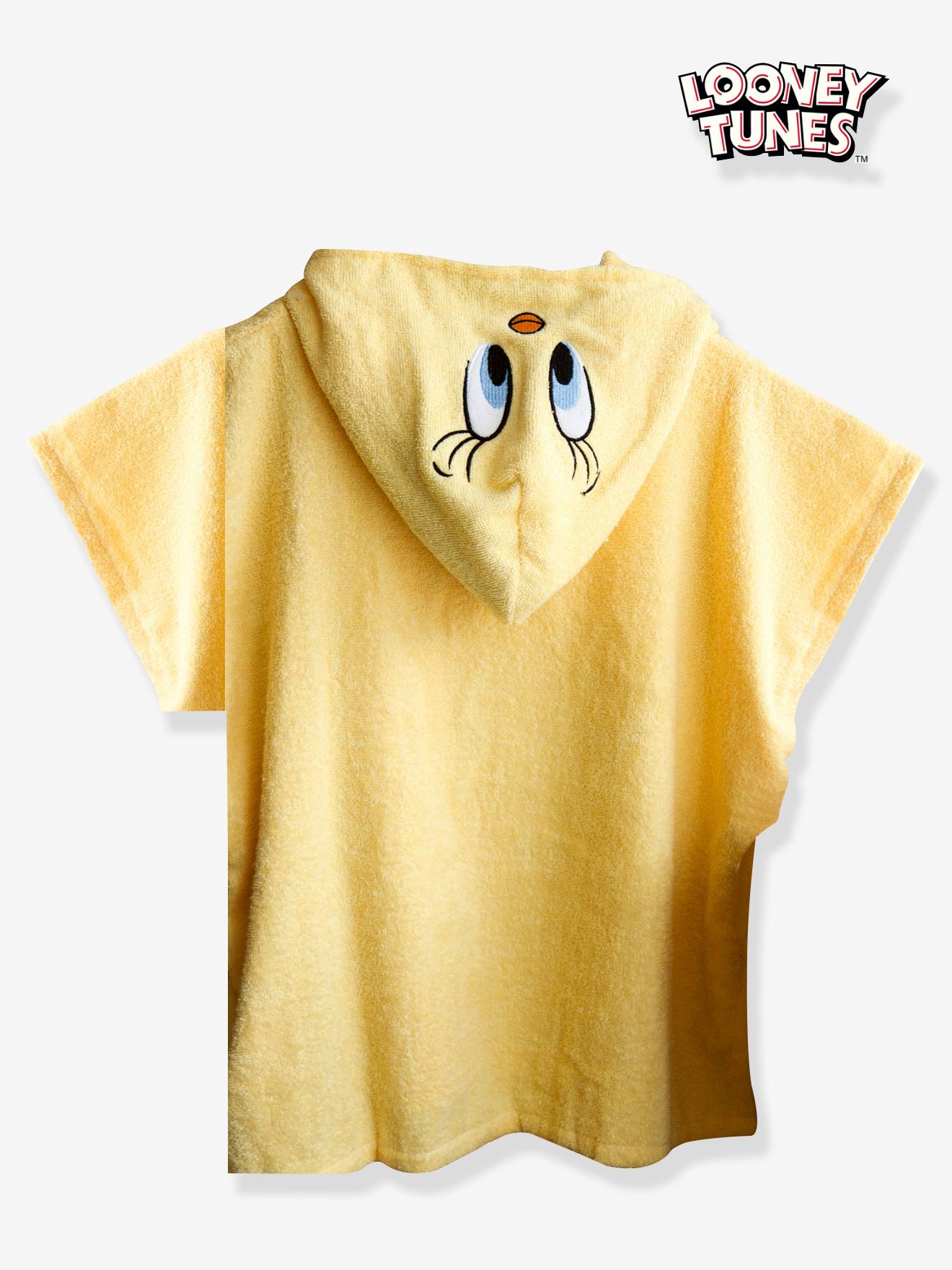 Tweety badponcho LOONEY geel