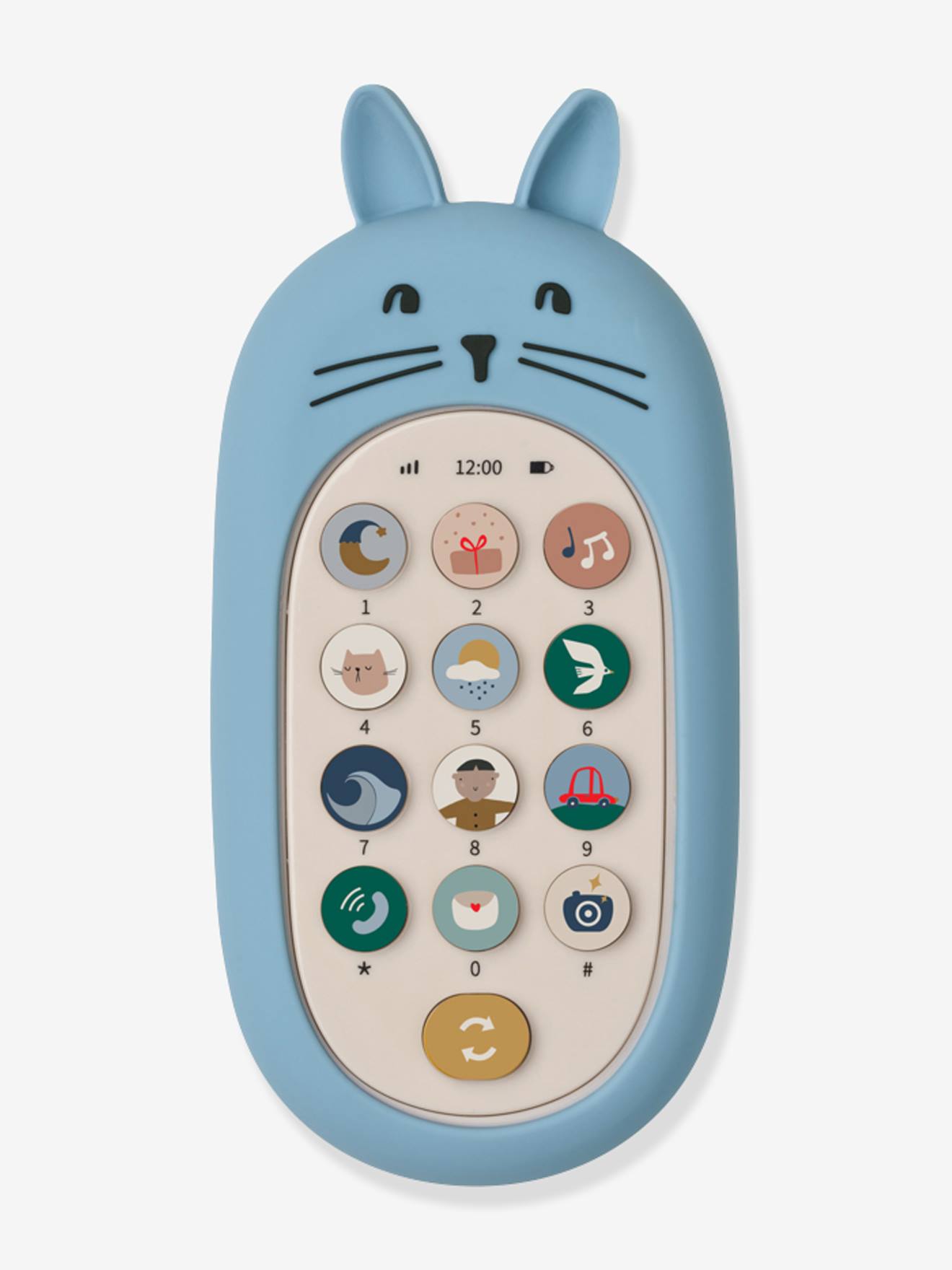LIEWOOD speelgoedtelefoon blauw