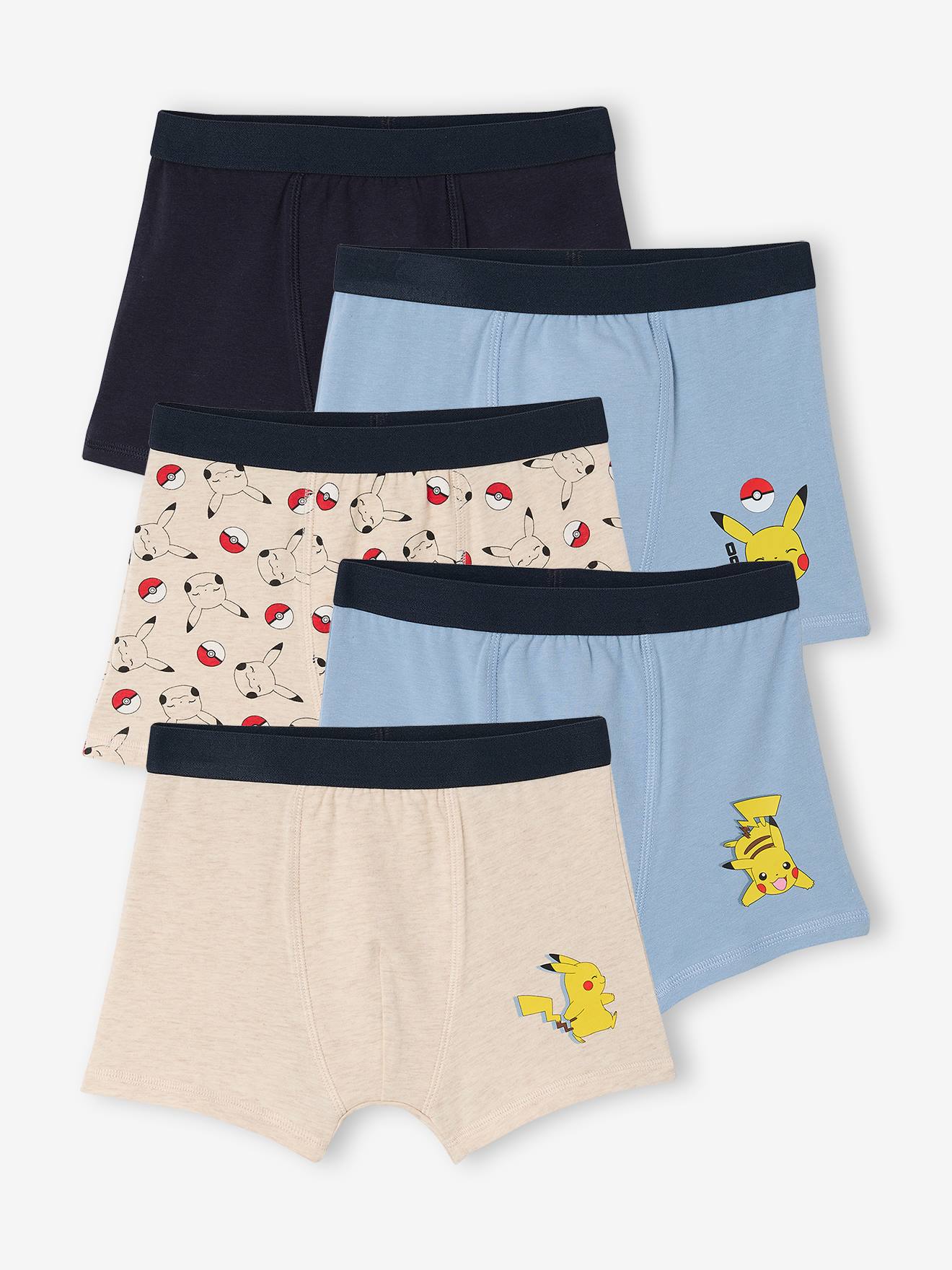 Set van 5 POKEMON boxers gemêleerd beige