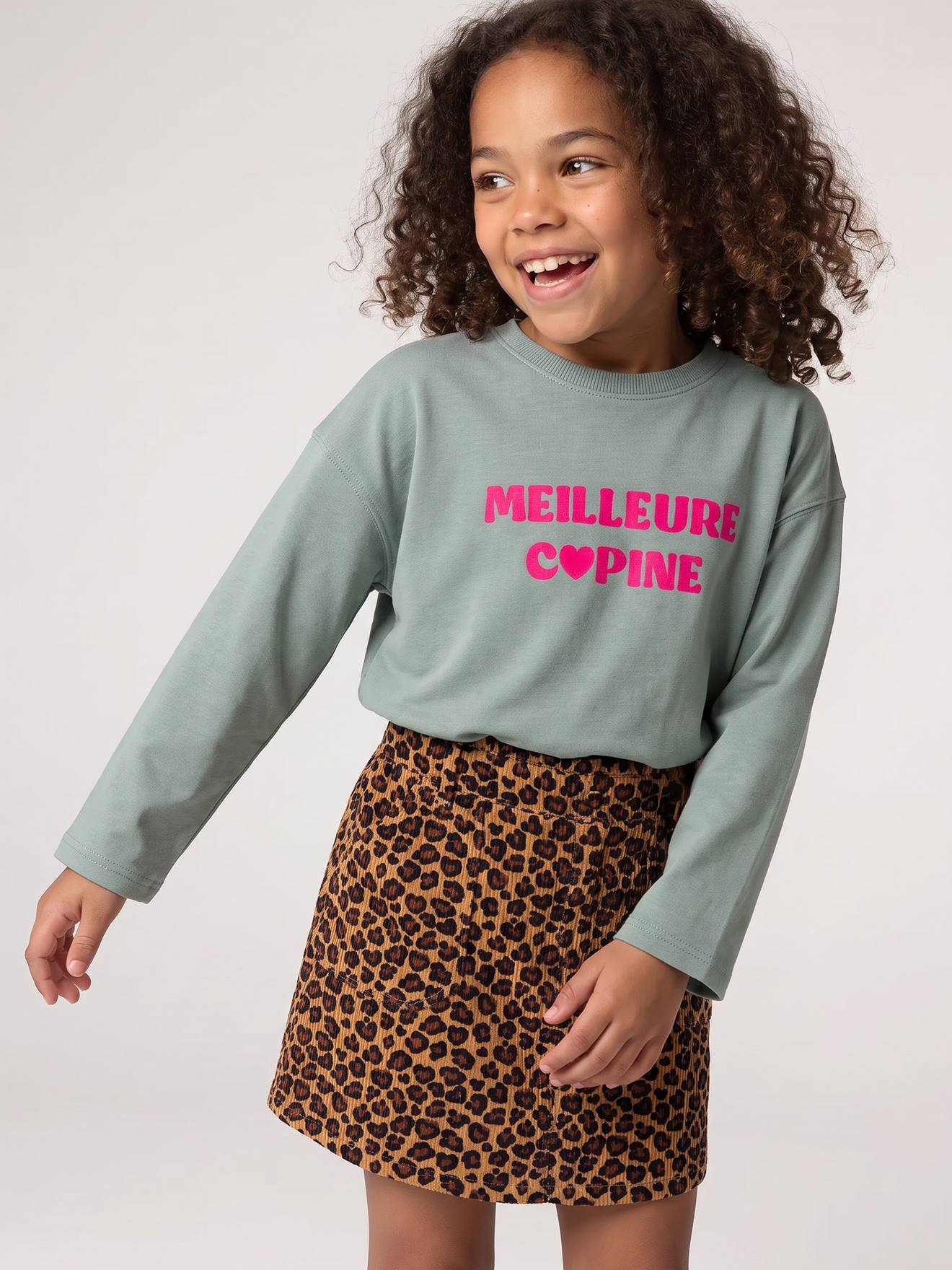 T-shirt met lange mouwen voor meisjes groen