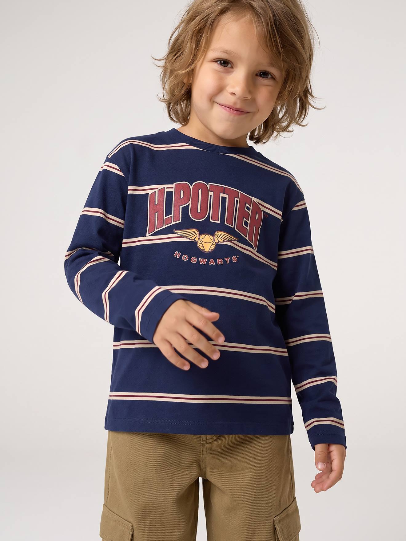 Harry Potter longsleeve jongen marineblauw