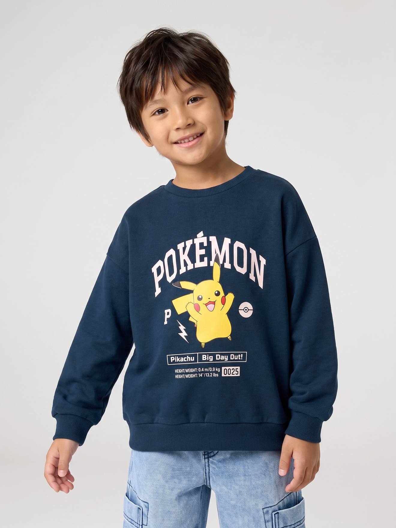 POKEMON sweater voor jongens nachtblauw