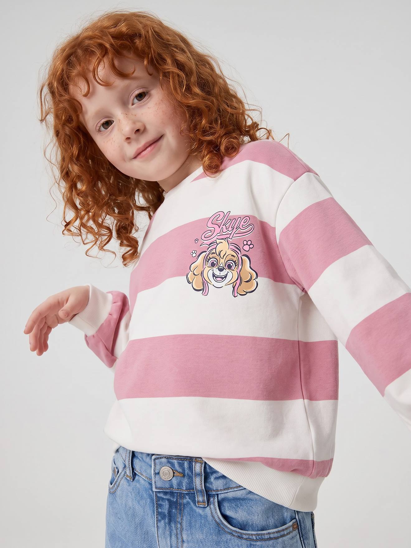 Skye sweater voor meisjes lila