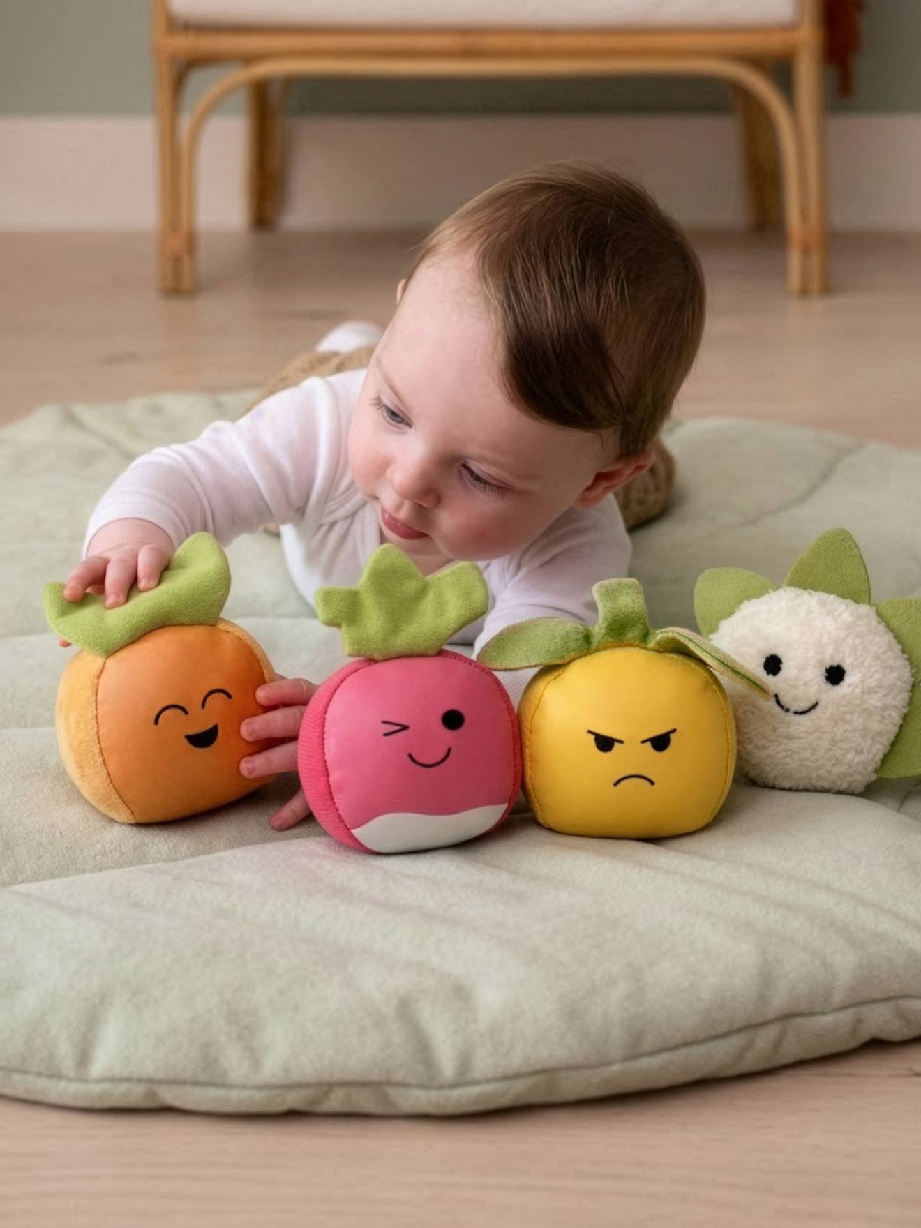 De Dooballs - Set van 4 zachte ballen - BABYTOLOVE meerkleurig