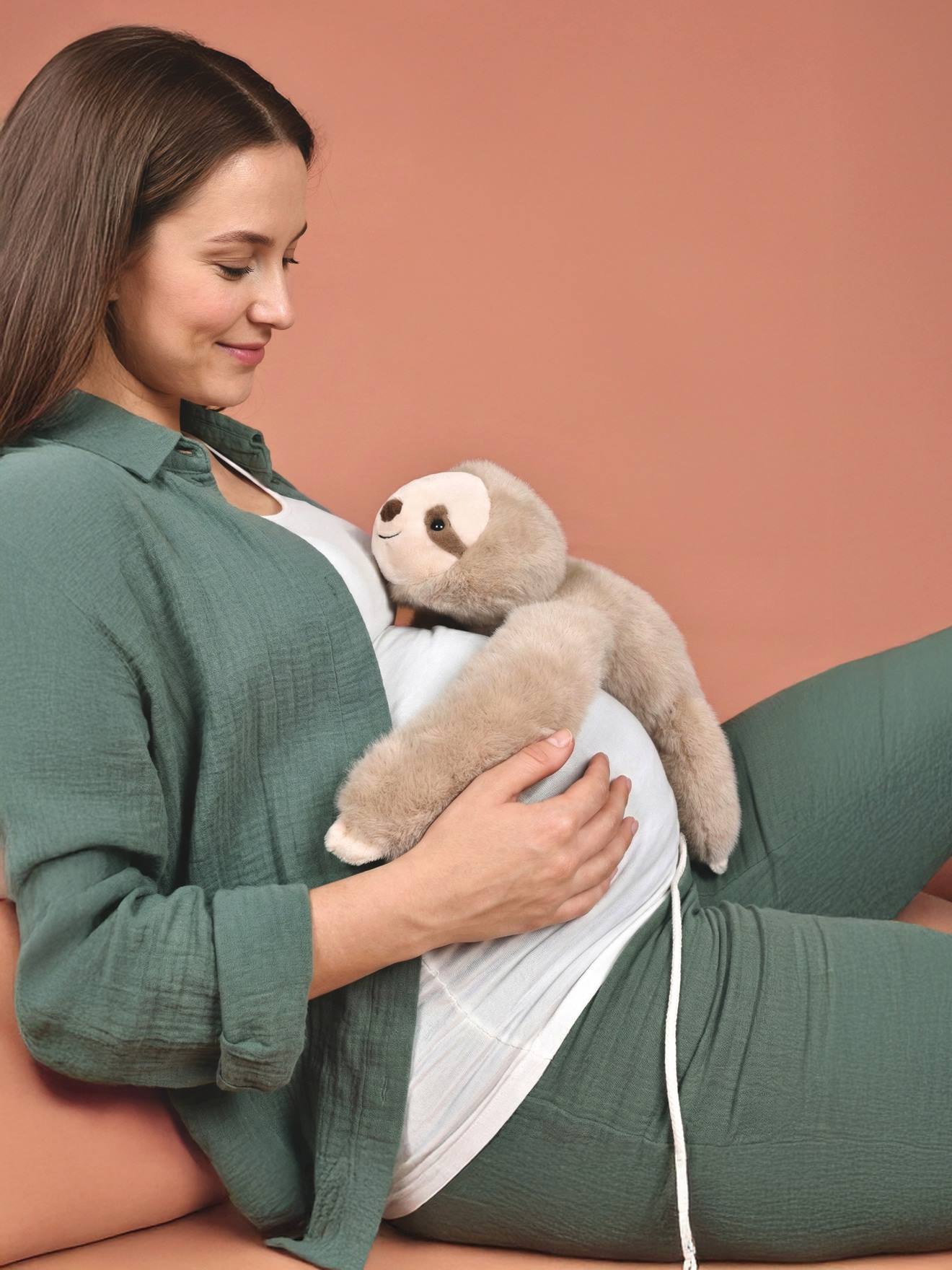 Verzwaarde knuffelluiaard Podcool beige