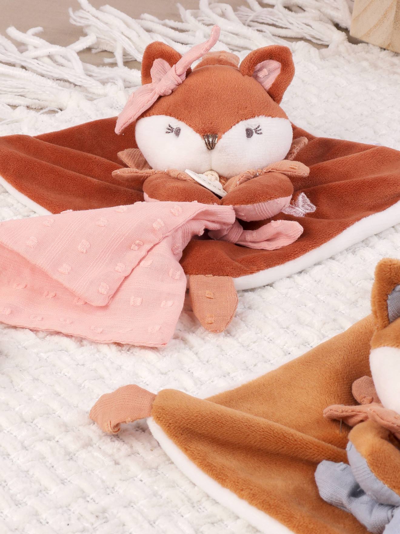 DOUDOU speendoekje Timo vos bruin