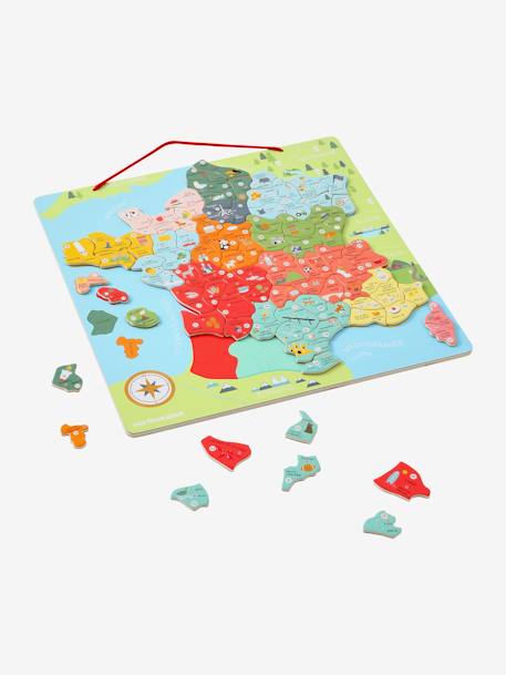 Magnetische puzzel Frankrijk meerkleurig - vertbaudet enfant 