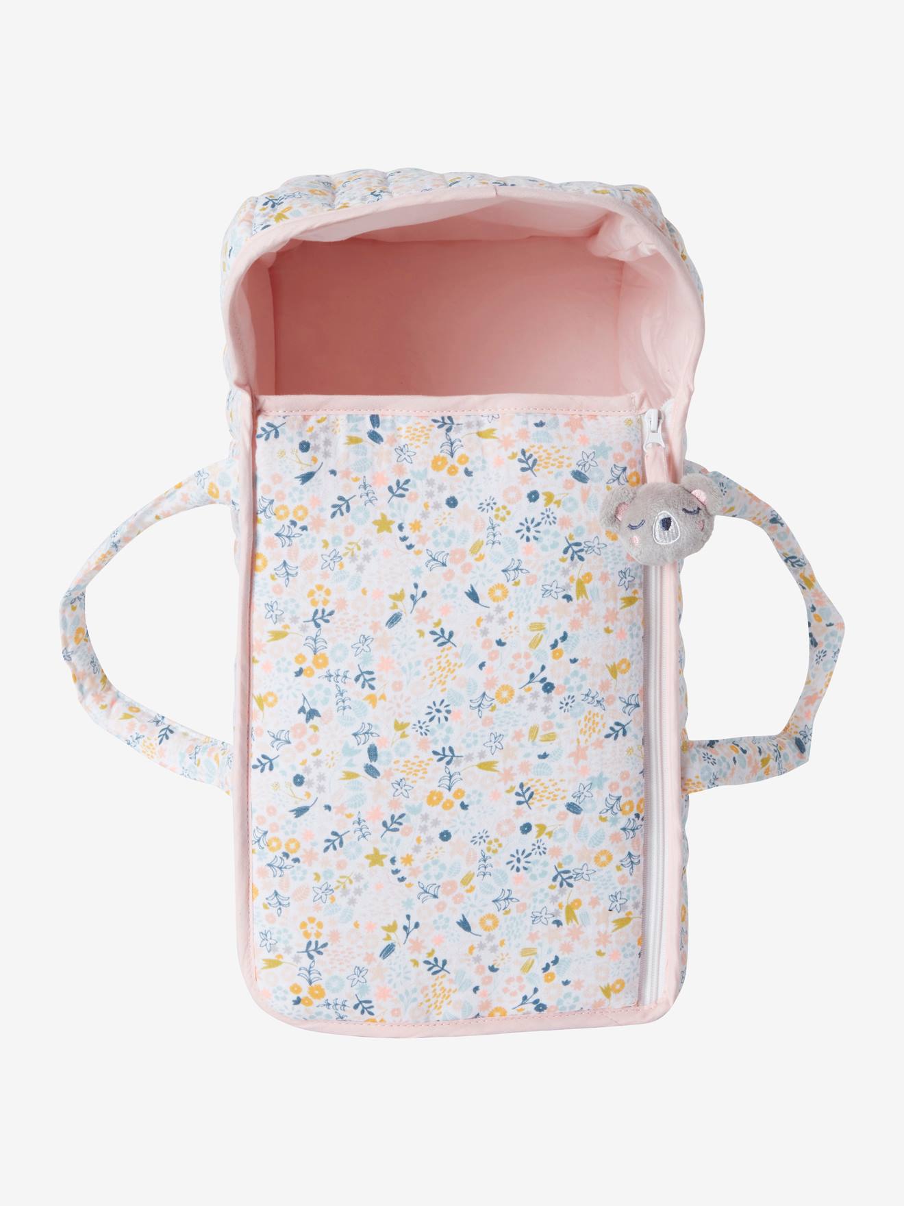 Babymandje in katoengaas roze afbeelding