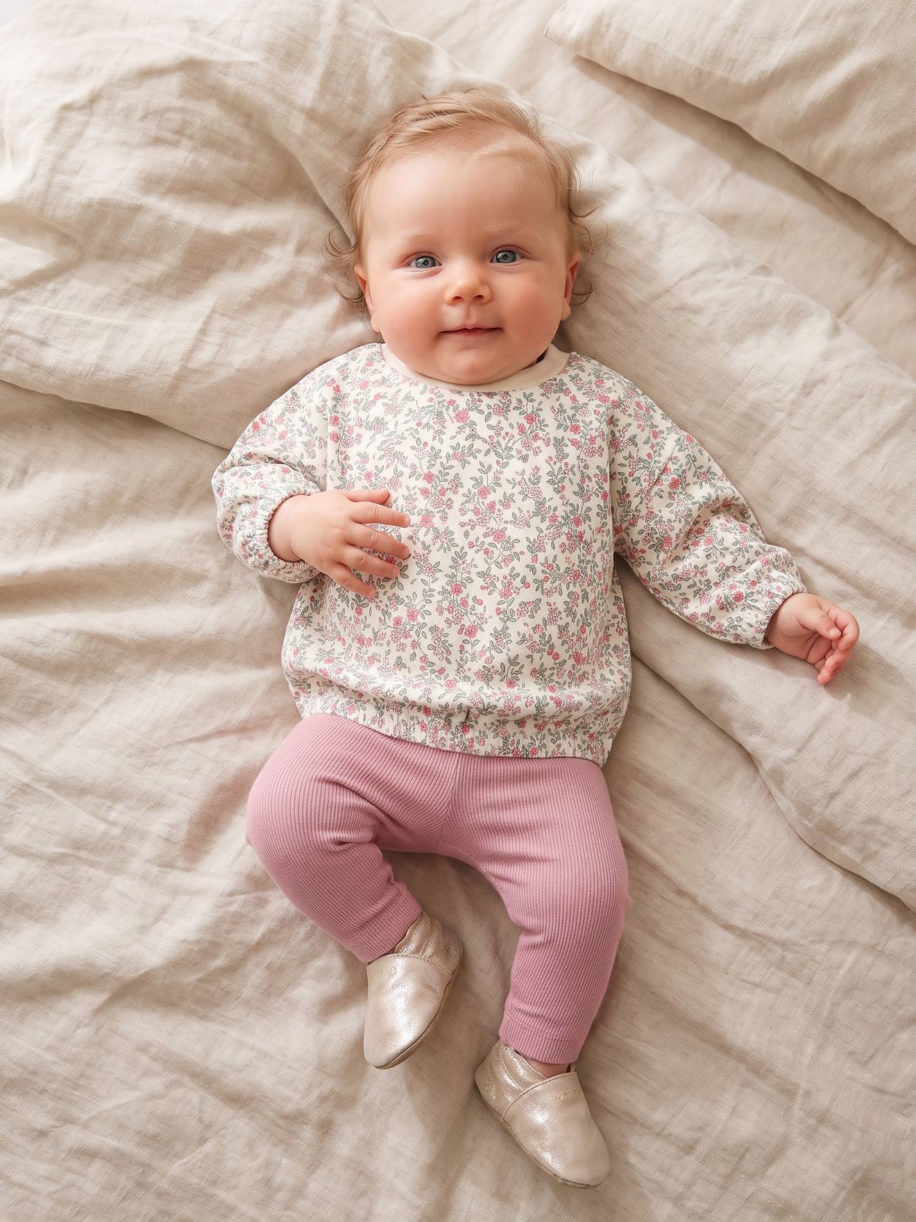 Babyset sweater en broek ecru