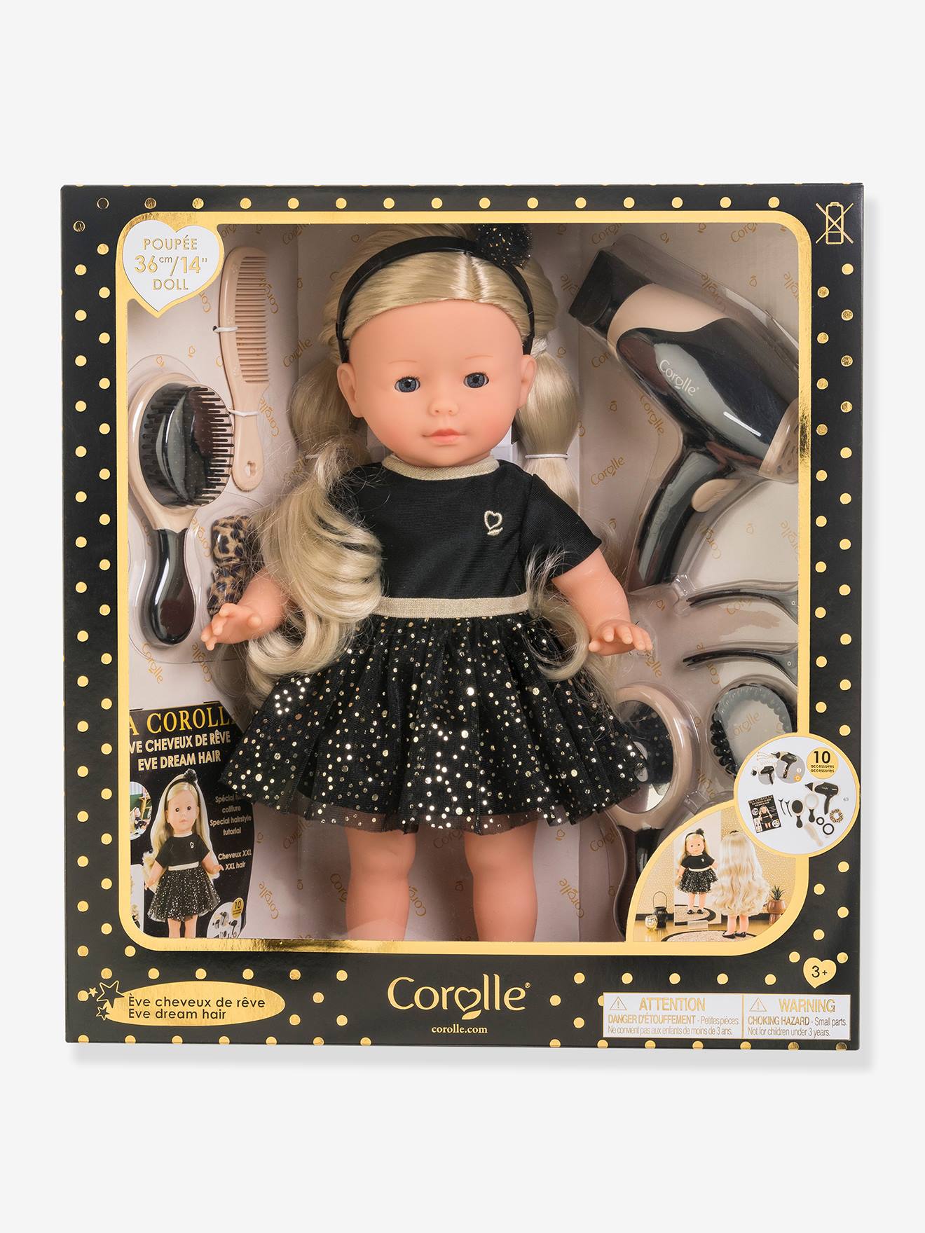 Eve Cheveux de RÃªves 36 cm zwart