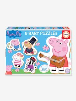 Speelgoed-Educatief speelgoed-Puzzels-Set met 5 puzzels van 3 tot 5 stukjes Peppa Pig® EDUCA