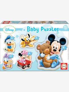 Speelgoed-Educatief speelgoed-Puzzels-Set met 5 puzzels van 3 tot 5 stukjes Disney® Mickey EDUCA