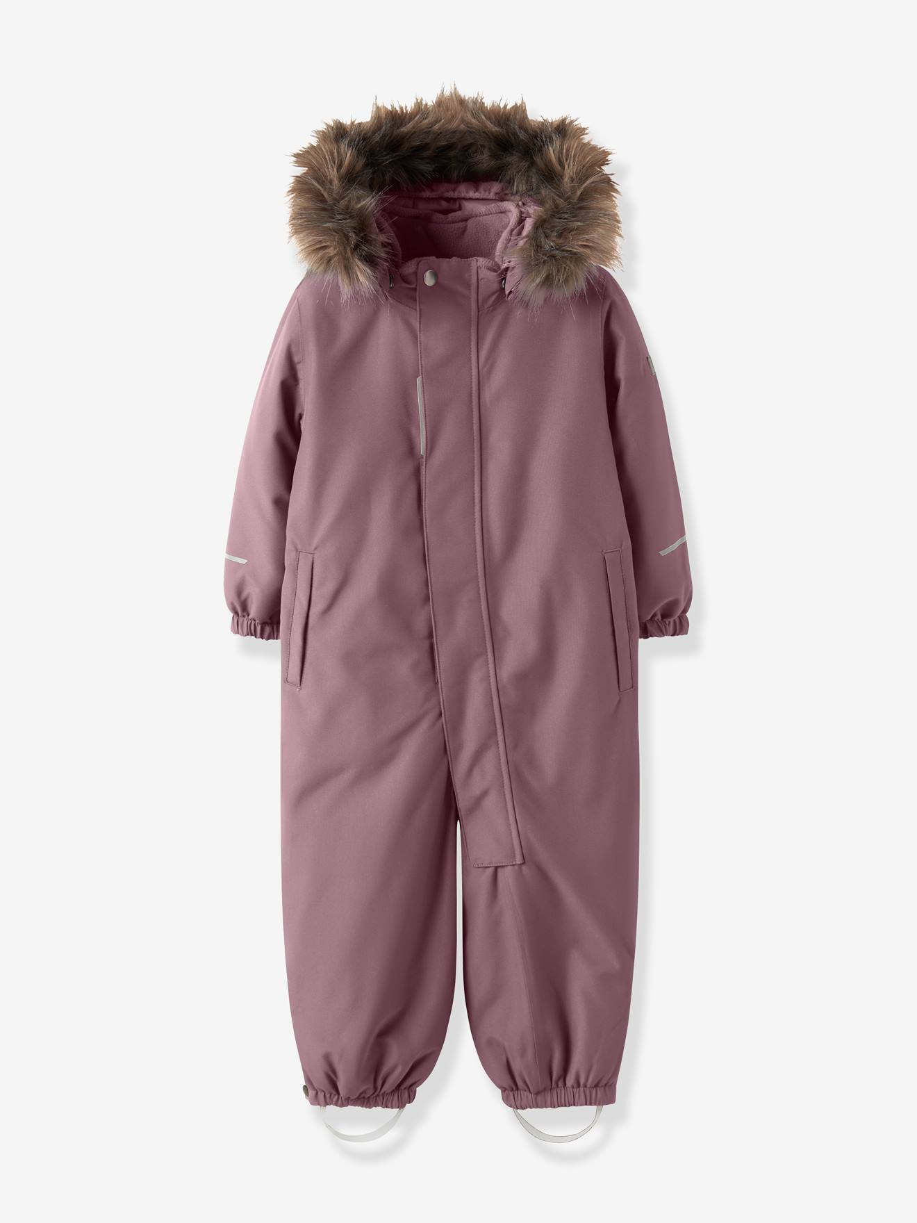Gevoerde jumpsuit met fleece voor kinderen NAME IT zachtpaars