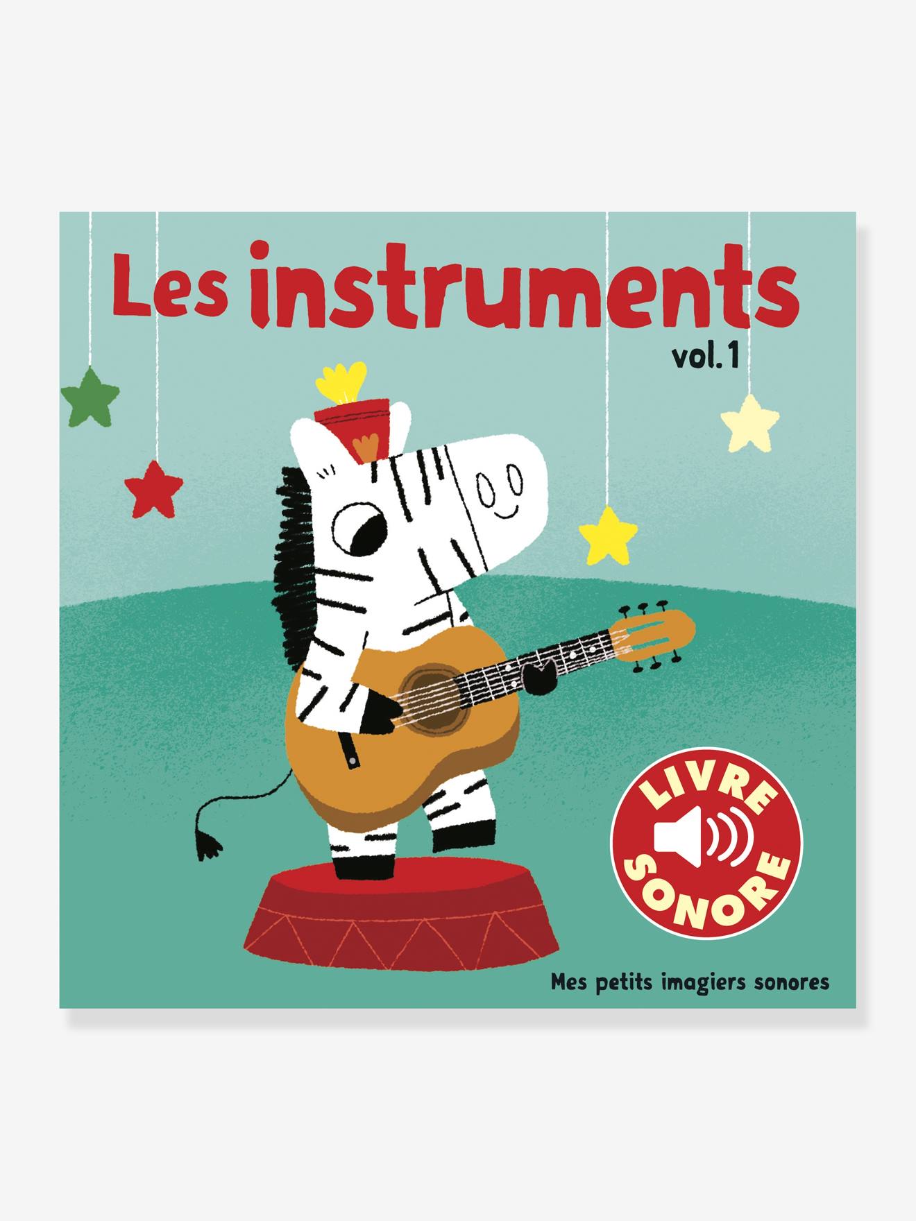 Geluidsboek De instrumenten, vol. 1 GALLIMARD JEUNESSE groen