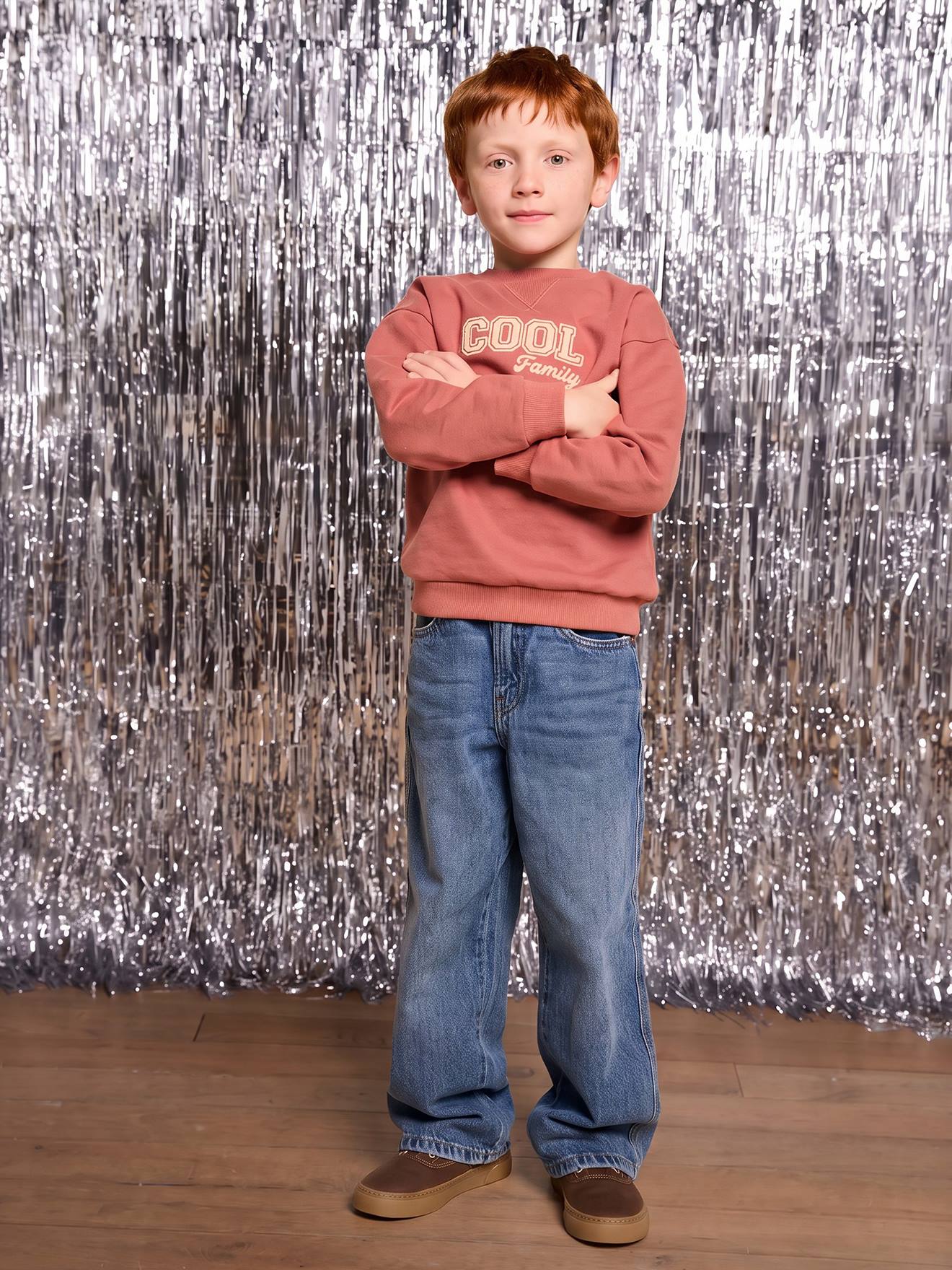 Kindersweater terracotta