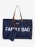 Luiertas Family Bag CHILDHOME KAKI+Marineblauw+Zwart - vertbaudet enfant 