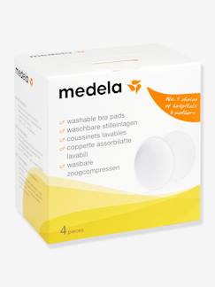 Verzorging-Borstvoedings-Doos met 4 wasbare borstvoedingscompressen Safe & Dry MEDELA