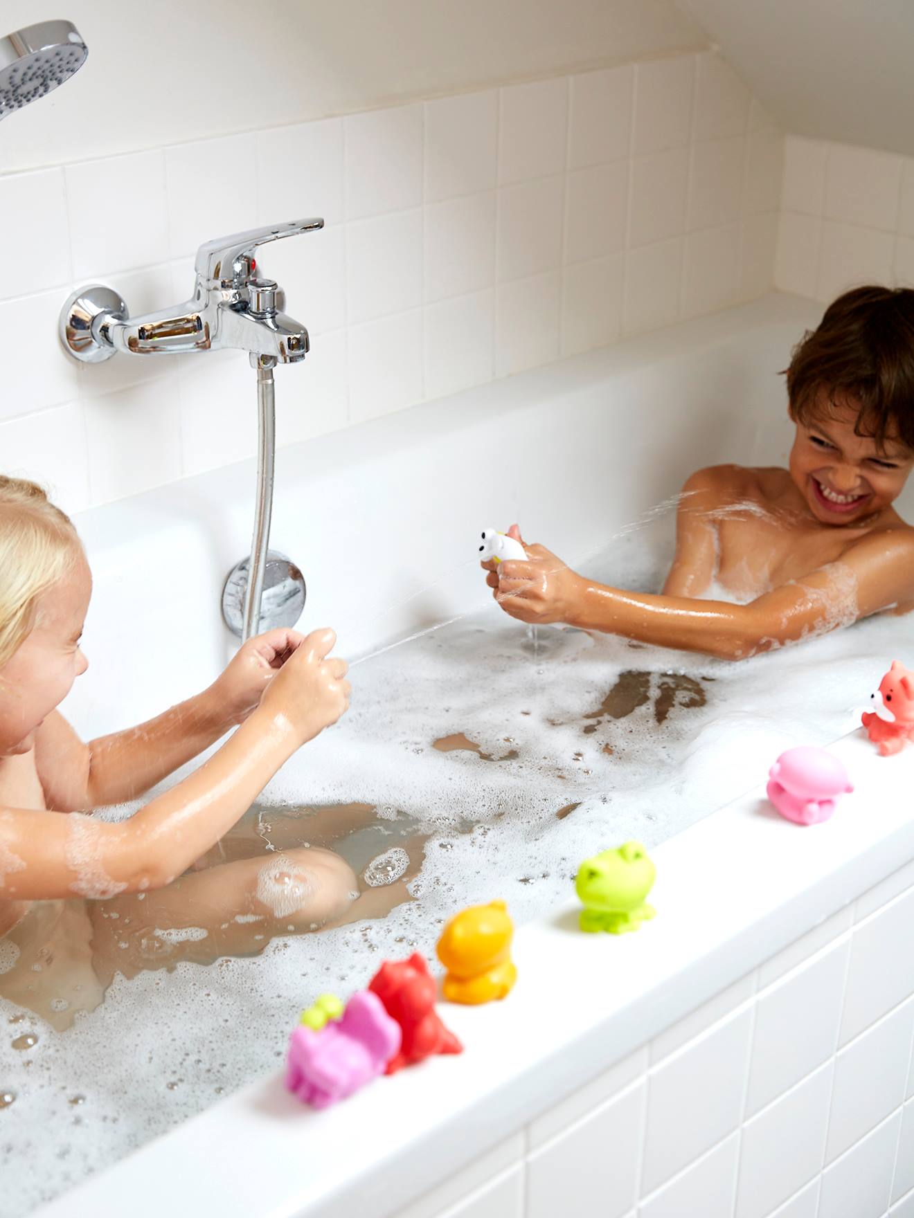 Set van 10 dierenbadsproeiers meerkleurig