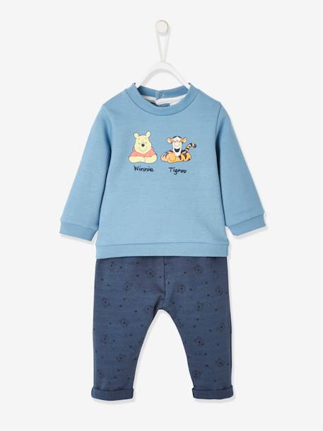 Babyset Disney Winnie De Poeh Met Sweater En Wijde Broek Voor Jongens Denimblauw Baby