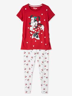 Zwangerschapskleding-Pyjama, voor in huis-Kerstpyjama zwangerschap Disney® Minnie