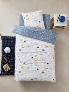 Linnengoed en decoratie-Beddengoed voor kind-Set met dekbedovertrek + kussensloop voor kinderbed COSMOS Basics